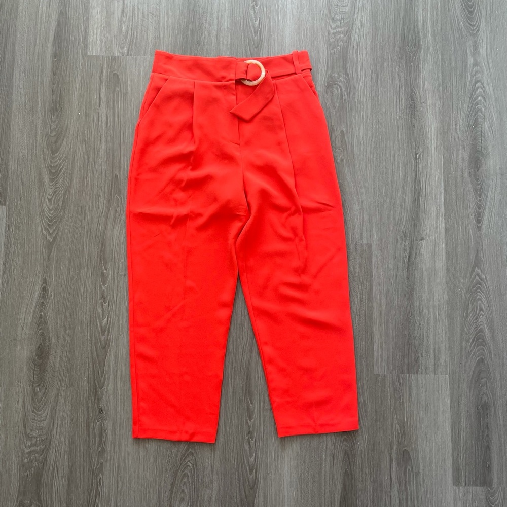 Orange Capri trousers